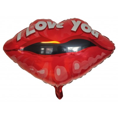 I Love You Læber folie ballon 18" (u/helium)